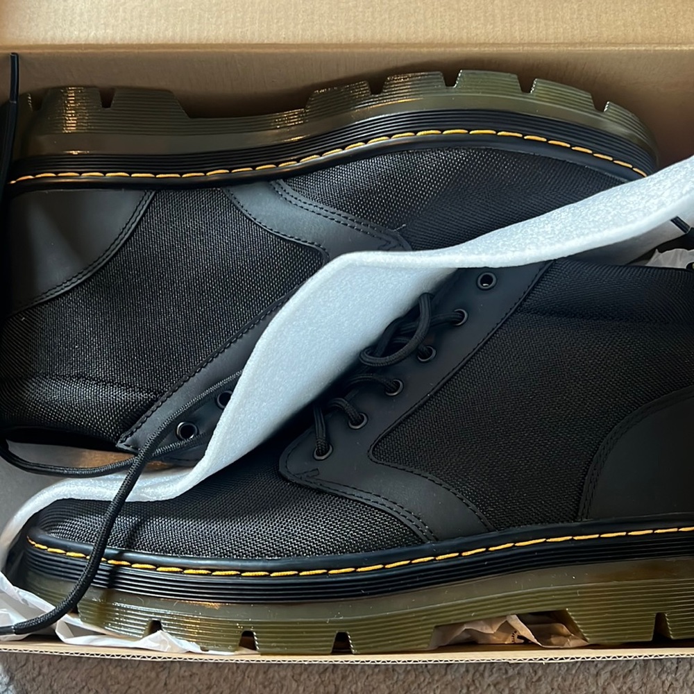 Dr. Martens Mens Black Bonny Boots Size 11 US